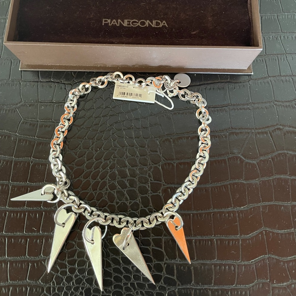 VINTAGE PIANEGONDA famous Italian luxury HEART NECKLACE